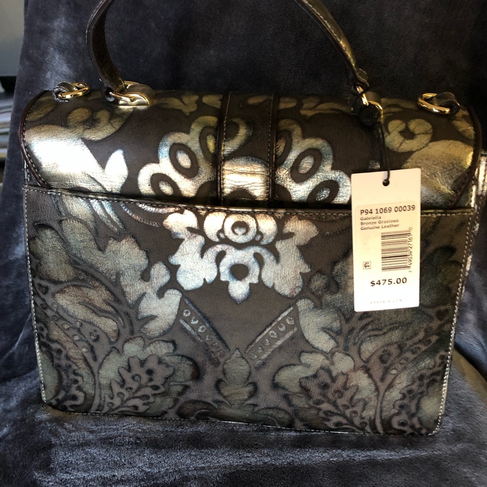Brahmin Bronze Gabrella Handbag NWT